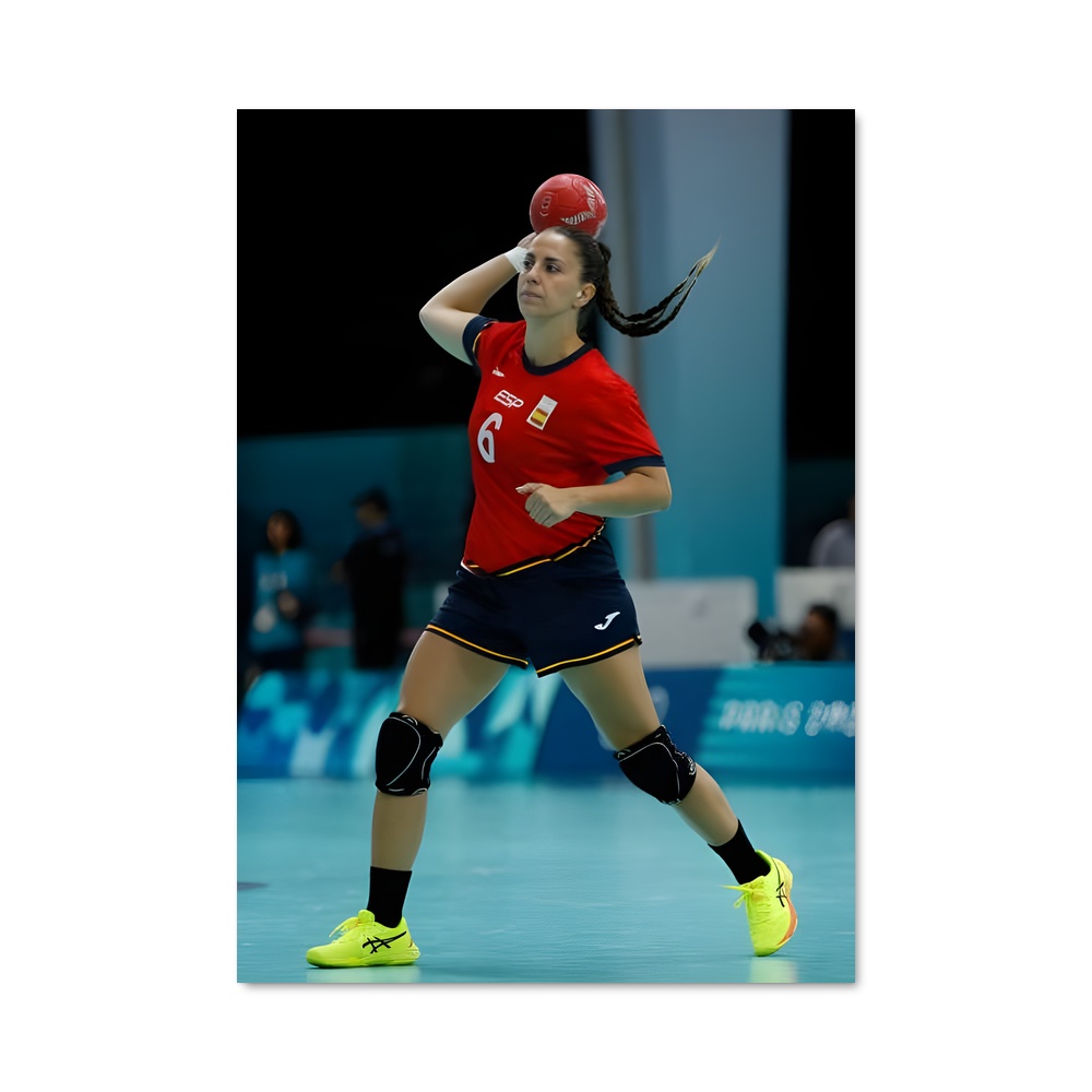Poster L'Équipe en Rouge – affiche Handball